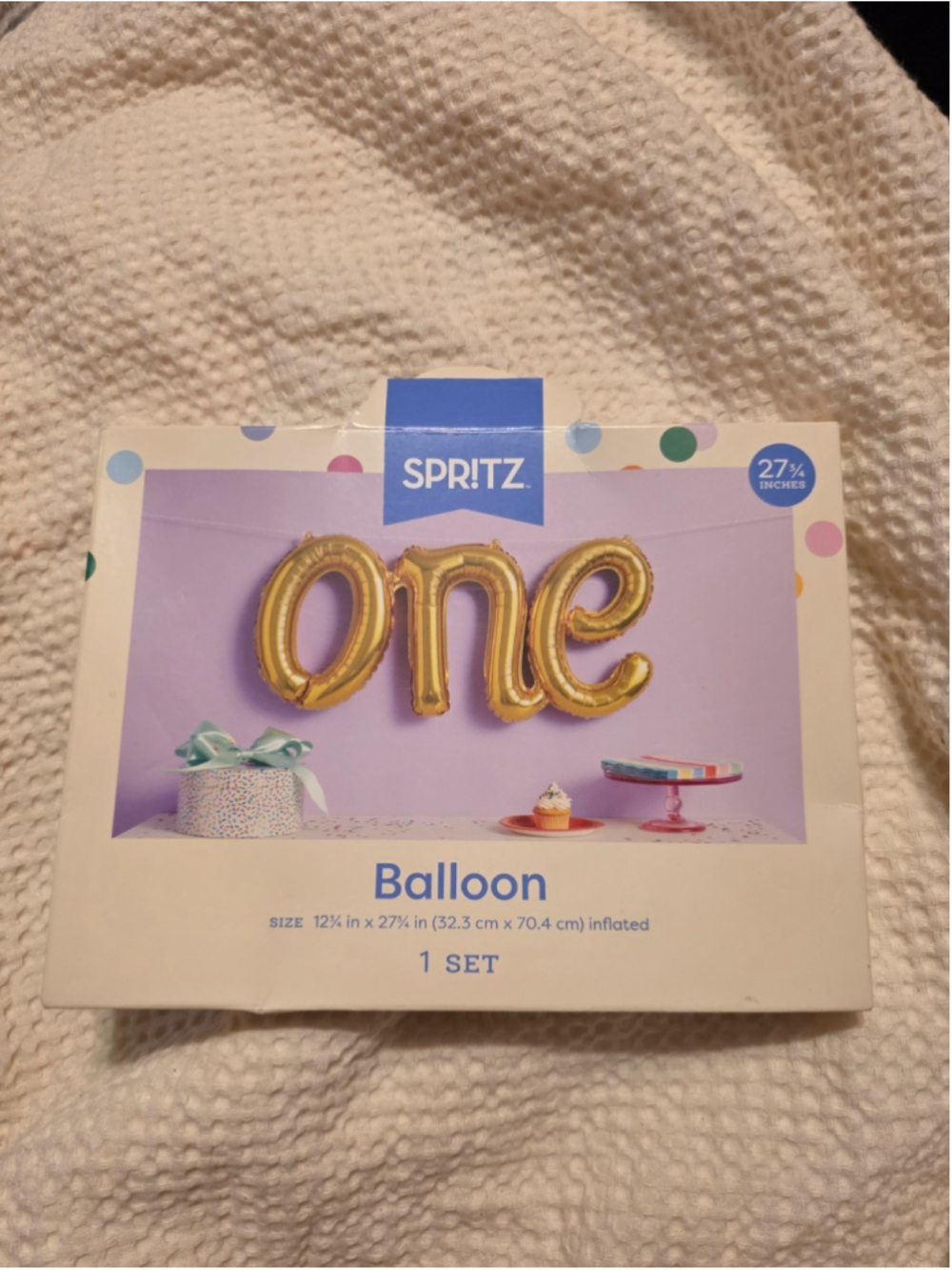 1st birthday party balloon ONE